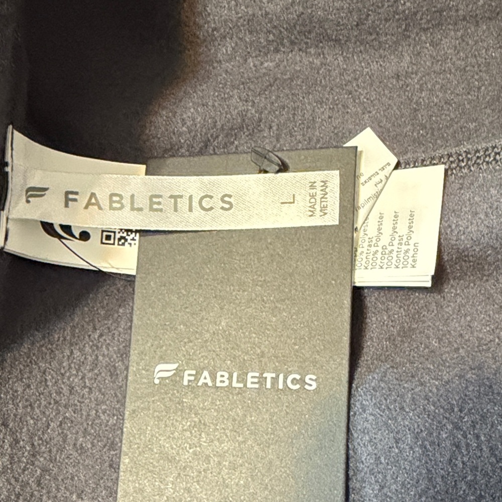 Fabletics Charcoal Performance Jacket - Picture 6 of 8